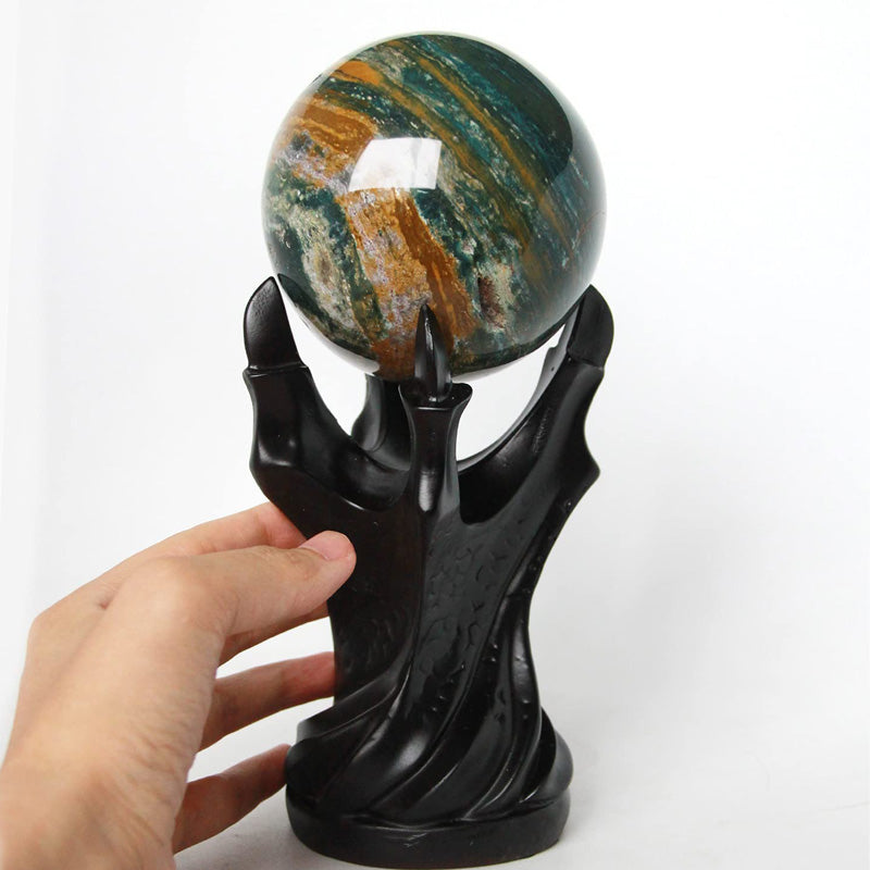 Dragon Claw/Skeleton Claw Crystal Sphere Ball Stand Display Base Holder