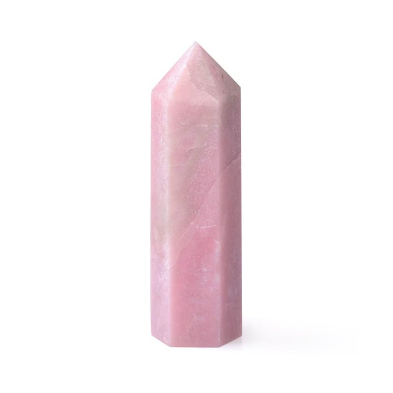 Natural Crystal Pink Opal Tower