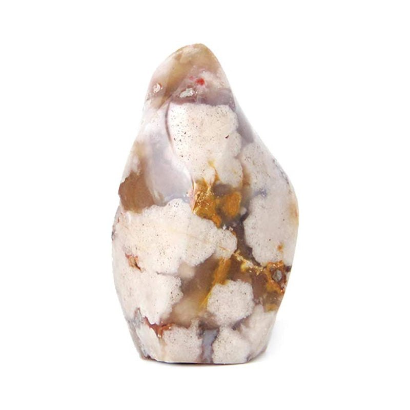 Flower Agate Cherry Blossom Agate Flame Shape